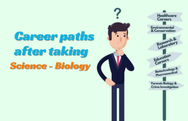 Career paths after taking Science with Biology